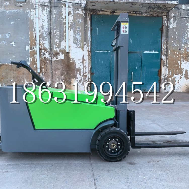 花垣县小型电动叉车1吨2吨步行站驾式电瓶堆高充电装卸车液压升降车铲车